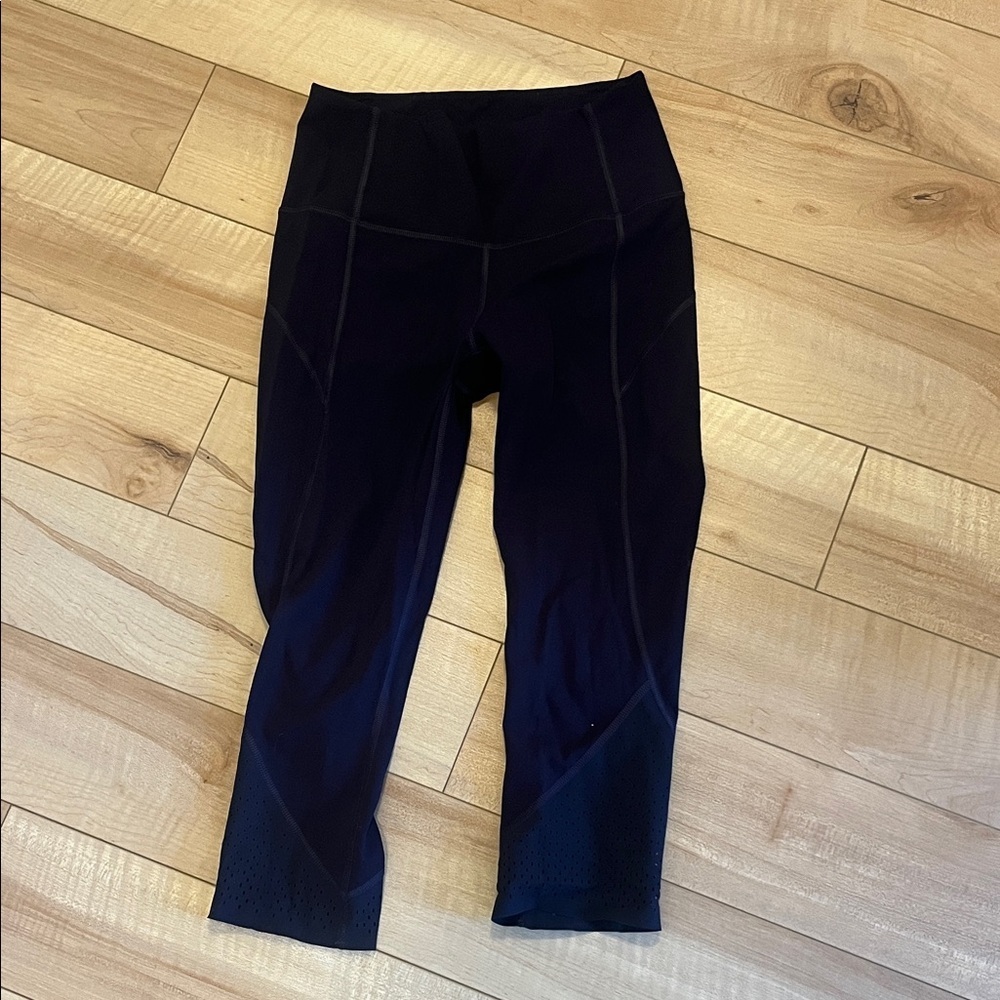Purple Lululemon crop leggings